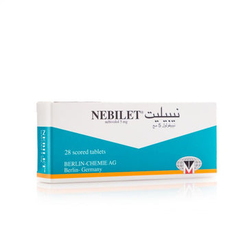 Nebilet 5 Mg, Cardioprotective, Reduce Blood Pressure - 28 Tablets